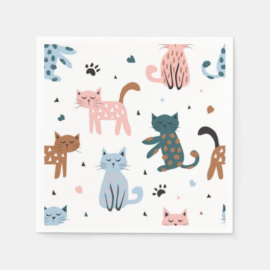 Serviette En Papier Motif (Devant)