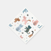 Serviette En Papier Motif (Coin)