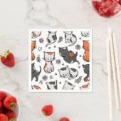 Serviette En Papier Motif (En situation)