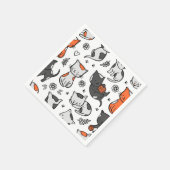 Serviette En Papier Motif (Coin)