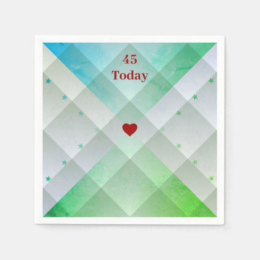 Serviette En Papier Motif (Devant)