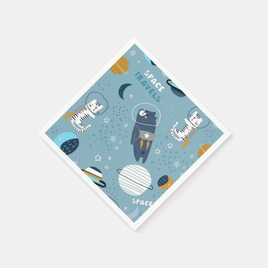Serviette En Papier Motif (Coin)