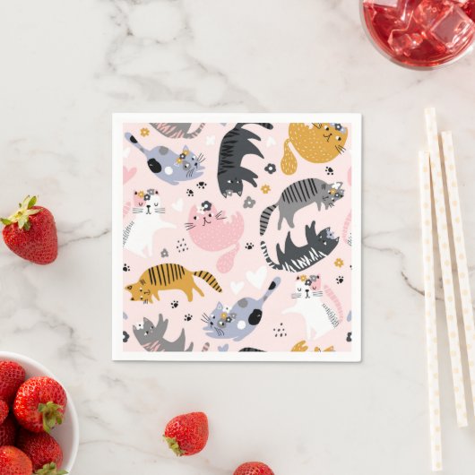 Serviette En Papier Motif (En situation)