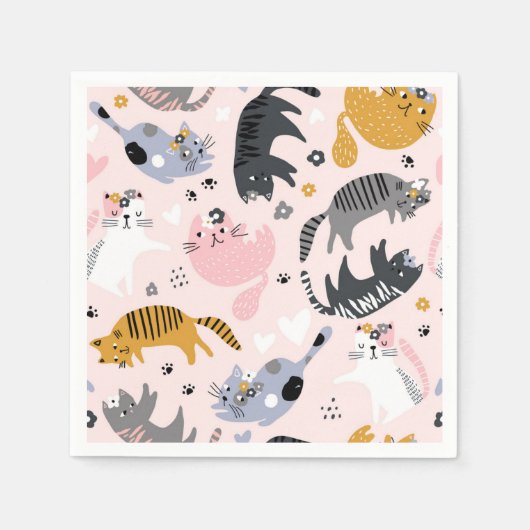 Serviette En Papier Motif (Devant)