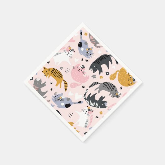 Serviette En Papier Motif (Coin)