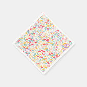 Serviette En Papier Motif à eau douce (Coin)