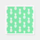 Serviette En Papier Motif à la menthe d'ananas (Devant)