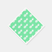 Serviette En Papier Motif à la menthe d'ananas (Coin)