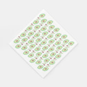 Serviette En Papier Motif à main de fruits à l'Avocado Pits Slices (Coin)