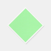 Serviette En Papier Motif à point de la pinte verte (Coin)