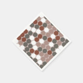 Serviette En Papier Motif à points rétro (Coin)