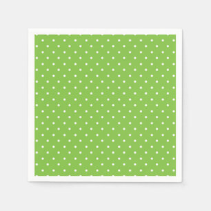 Serviette En Papier Motif à pois lime clair sans couture