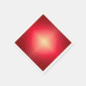 Serviette En Papier Motif à pois rouge (Coin)