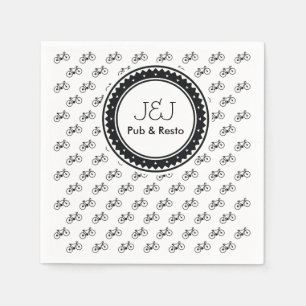 Serviette En Papier Motif à vélo