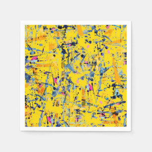 Serviette En Papier motif Abstrait