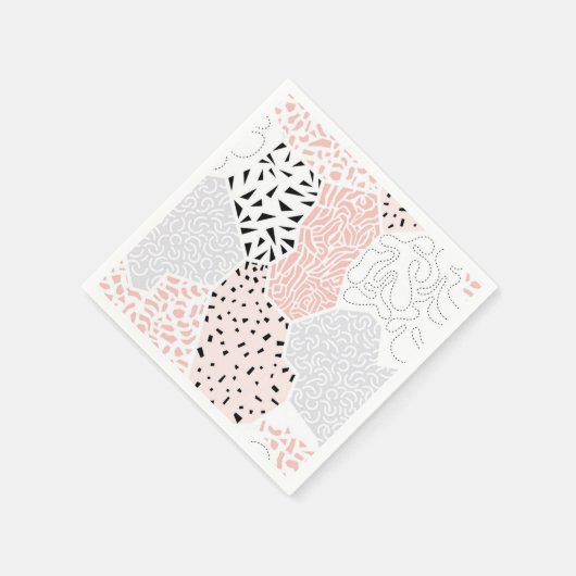 Serviette En Papier motif Abstrait (Coin)