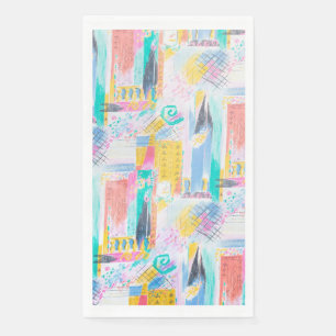 Serviette En Papier motif Abstrait