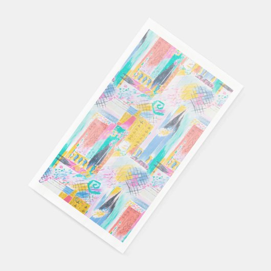 Serviette En Papier motif Abstrait (Coin)