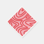 Serviette En Papier motif abstrait (Coin)
