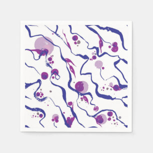 Serviette En Papier motif Abstrait