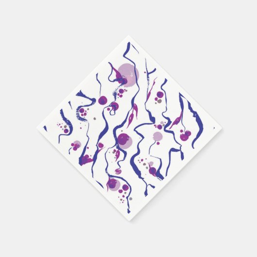 Serviette En Papier motif Abstrait (Coin)