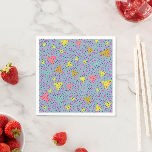 Serviette En Papier motif Abstrait (En situation)
