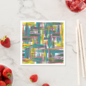 Serviette En Papier motif Abstrait (En situation)