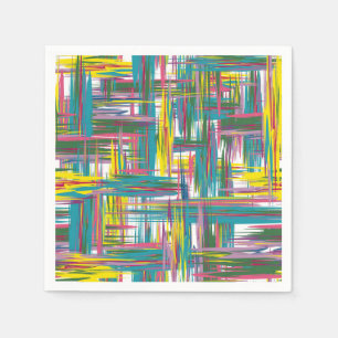 Serviette En Papier motif Abstrait