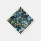 Serviette En Papier Motif abstrait. Anetka. (Coin)