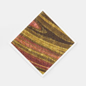Serviette En Papier motif Abstrait, brun et jaune, texture, rouge (Coin)