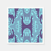Serviette En Papier Motif Abstrait Giraffe (Devant)