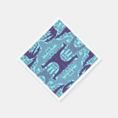 Serviette En Papier Motif Abstrait Giraffe (Coin)