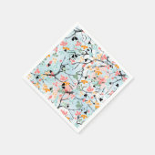 Serviette En Papier motif Abstrait, motif d'automne (Coin)