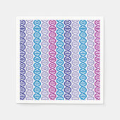 SERVIETTE EN PAPIER MOTIF ADN (Devant)