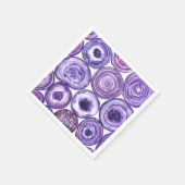 Serviette En Papier Motif agate violet (Coin)