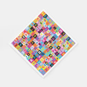 Serviette En Papier Motif Alphabet Jumble (Coin)