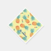 Serviette En Papier Motif ananas (Coin)