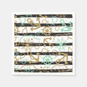 Serviette En Papier Motif Ancre maritime (Devant)