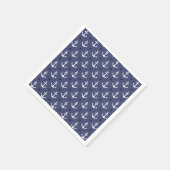 Serviette En Papier Motif Ancre mignon (Coin)