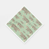 Serviette En Papier Motif animal Jungle Jaguar (Coin)