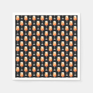 Serviette En Papier Motif Aperol Spritz
