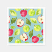 Serviette En Papier Motif Apples aquarelle (Devant)