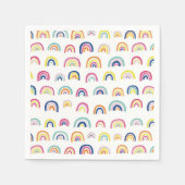 Serviette En Papier Motif arc-en-ciel (Devant)