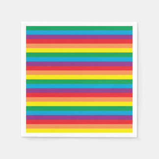 Serviette En Papier Motif arc-en-ciel simple