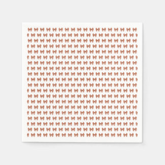 Serviette En Papier motif arc en vichy Brown