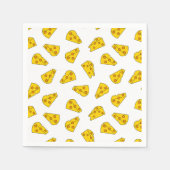 Serviette En Papier Motif au fromage mou (Devant)