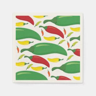 Serviette En Papier motif au piment
