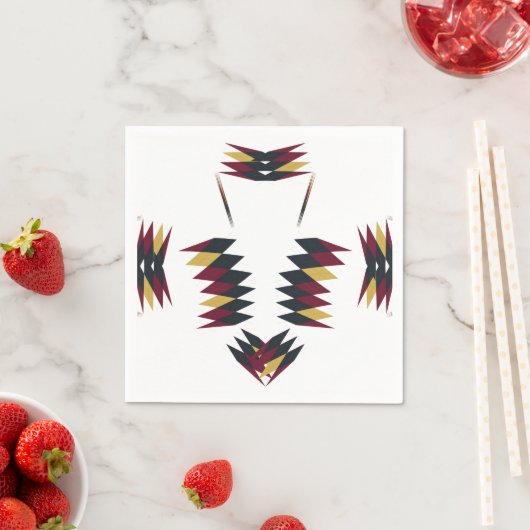Serviette En Papier Motif autochtone du sud-ouest (En situation)