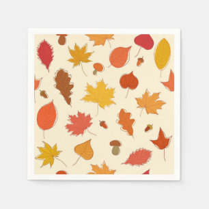 Serviette En Papier Motif automne