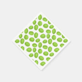 Serviette En Papier Motif aux olives vertes (Coin)